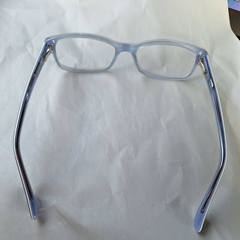 Kensie Girl Brave GN Kids Eyeglasses Frames Blue Horn Rectangular 47-15-125